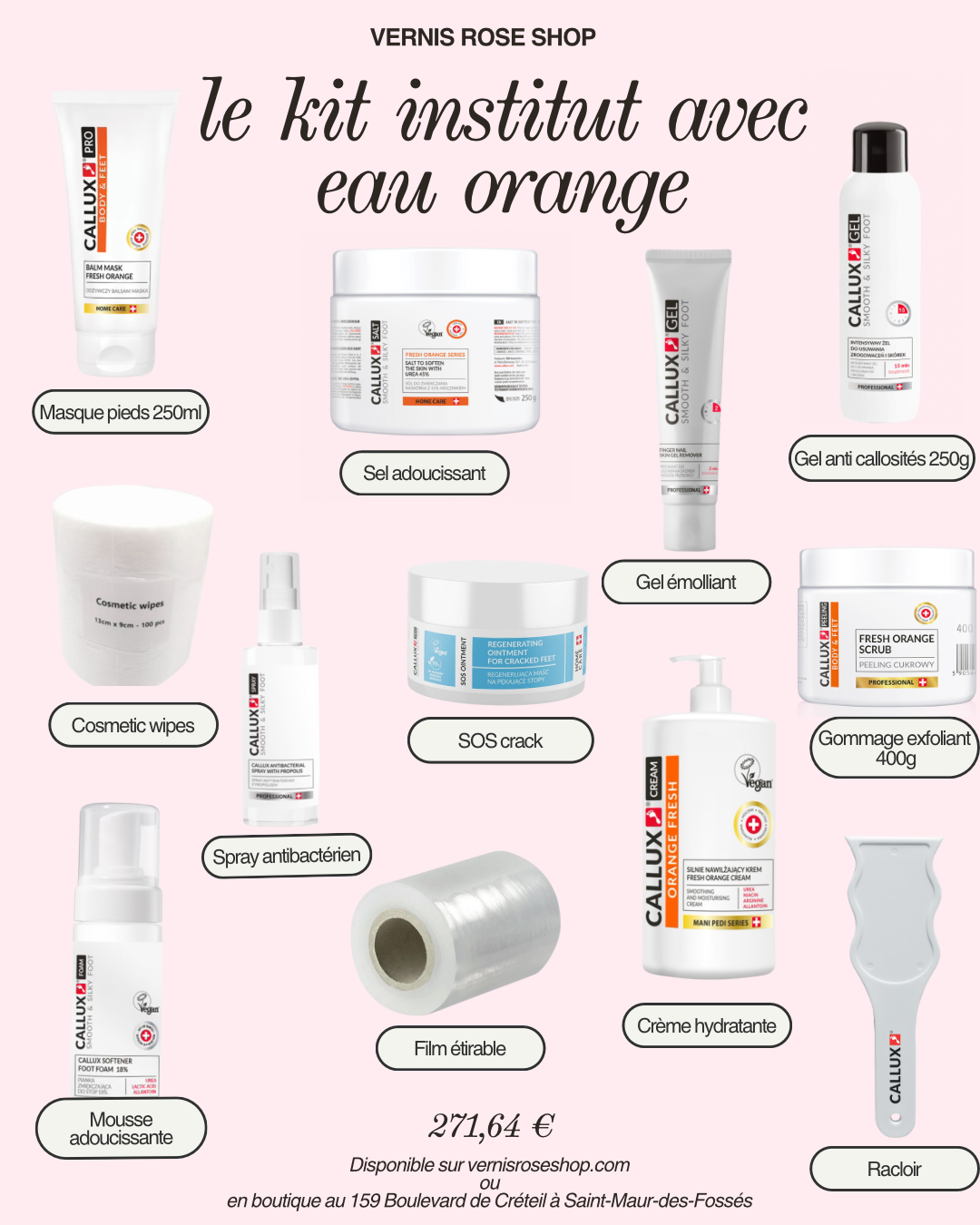 KIT INSTITUT  SENTEUR EAU ORANGE
