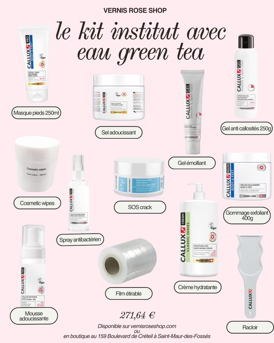 KIT INSTITUT SENTEUR  EAU GREEN TEA