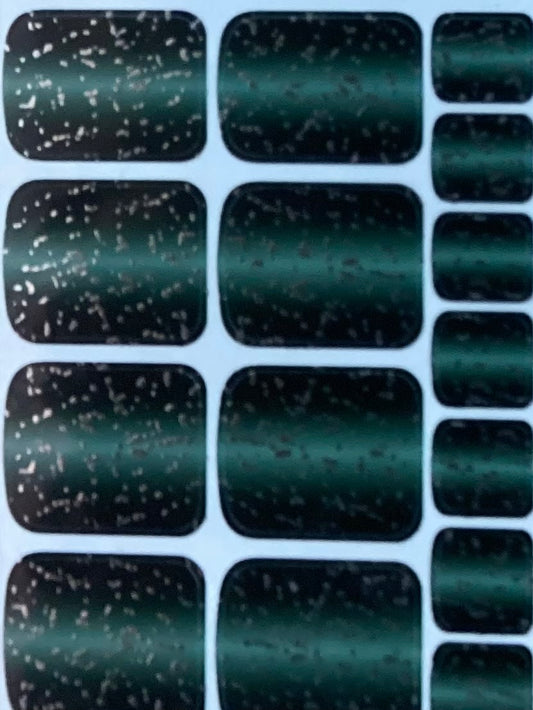 WRAP VERT PAILLETTES D’ARGENT