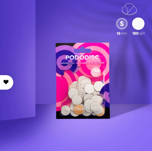 EMBOUT INTERCHANGEABLE POUR DISQUE PÉDICURE PODODISC STALEKS PRO S (50 PCS) - 180